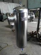 汽水分離器用于除去飽和水蒸氣中水分 DN150旋風式汽水分離器